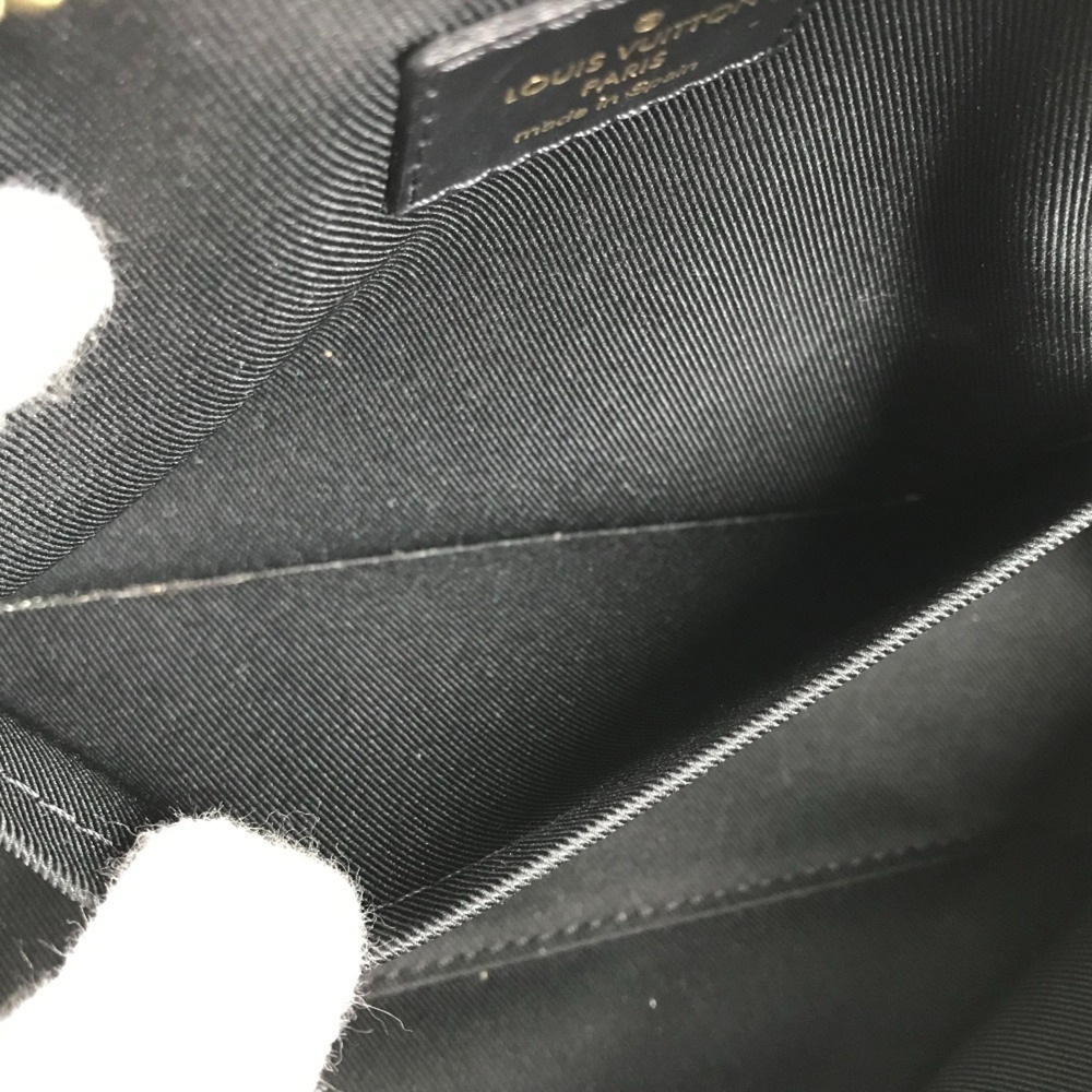 LOUIS VUITTON Black Monogram Canvas Pochette Shoulder Bag - Picture 10 of 15